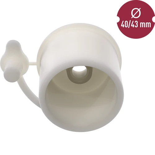 Set pentru vinificație de bază: damigeană de sticlă 34 L, în coș din plastic, cu dop și barbotieră - 3