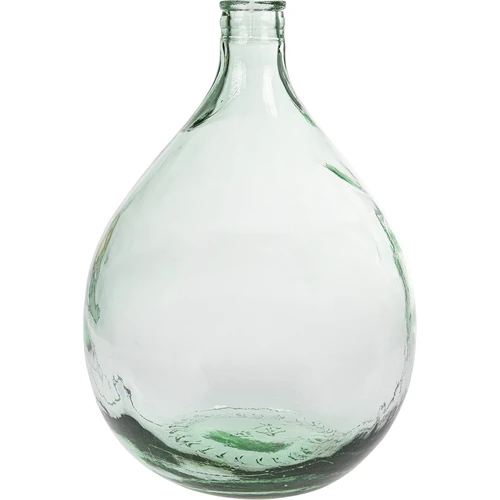 Set pentru vinificație de bază: damigeană din sticlă 15 L, în coș din plastic, cu dop și tub de fermentație - 5