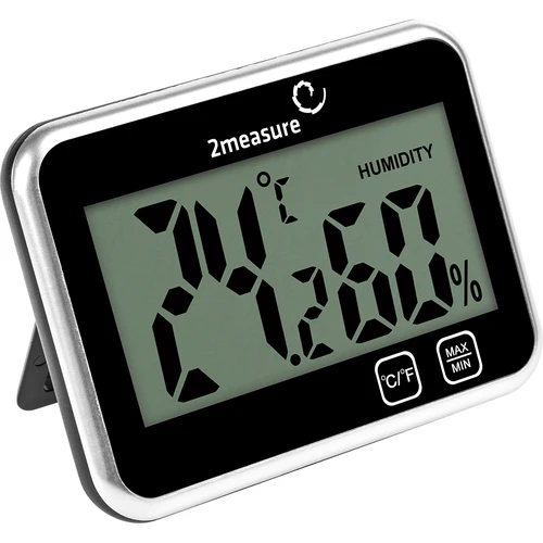 Stație meteo – electronică, fără fir, neagră