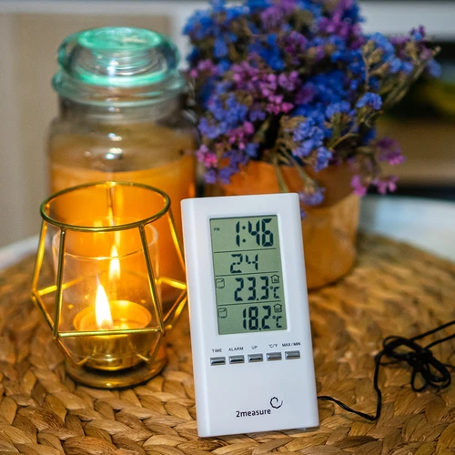Stație meteo – electronică, sondă, albă - 5