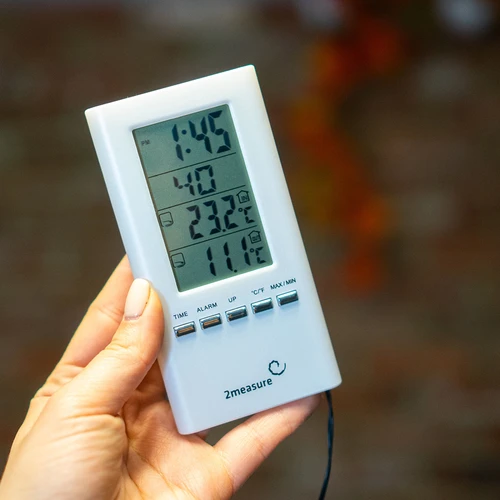 Stație meteo – electronică, sondă, albă - 9