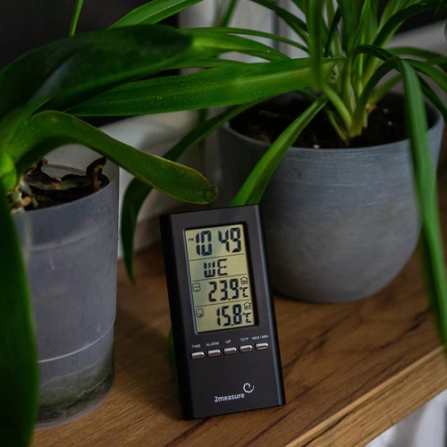 Stație meteo – electronică, sondă, neagră - 4