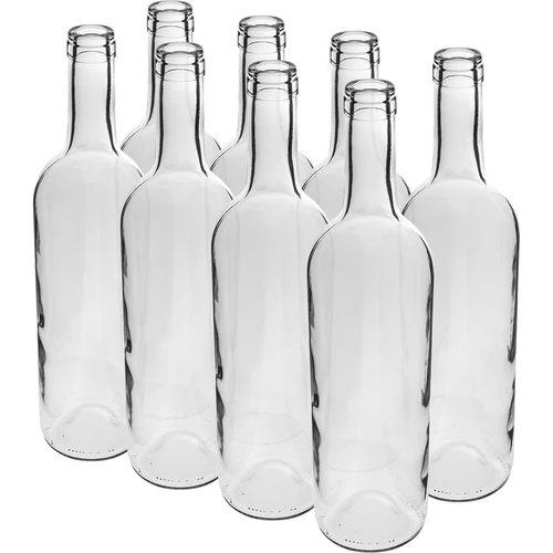 Sticlă Albă pentru vin 0,75 L - pachet 8 buc.