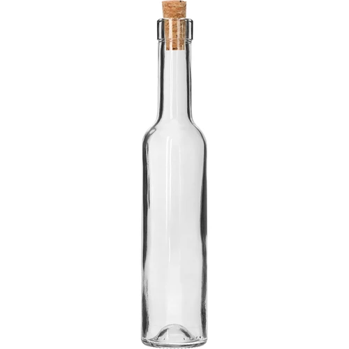 Sticlă BELISSIMO 250 ml, cu dop din plută naturală, 1 buc.