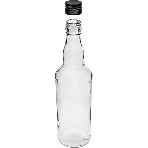 Sticlă de 500 ml pentru vodcă, cu capac negru filetat, 6 buc. - 4