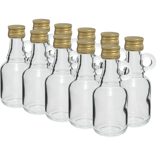 Sticlă Galon 40ml cu capac - 10 buc.