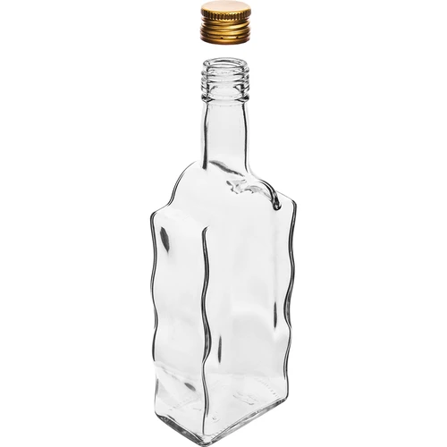 Sticlă Mănăstirească 500 ml, cu capac, albă - 6 buc. - 2