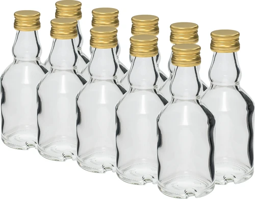 Sticlă Maluch 50 ml cu capac - 10 buc.