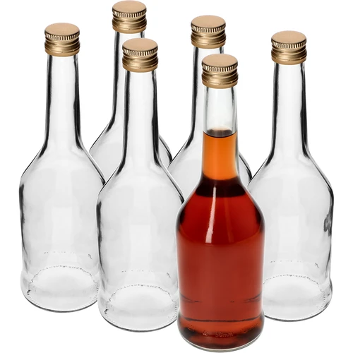 Sticlă Napoleon 500 ml cu capac fi28, 6 buc - 2