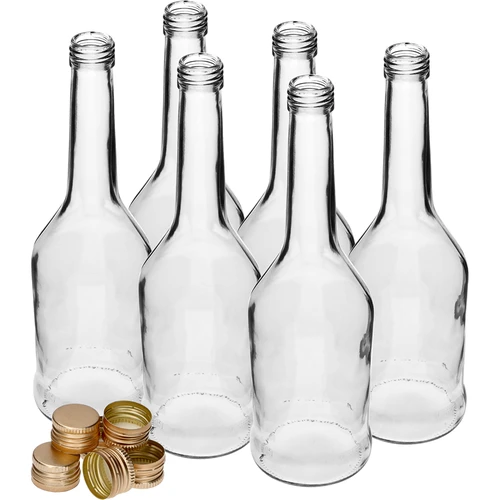 Sticlă Napoleon 500 ml cu capac fi28, 6 buc - 3