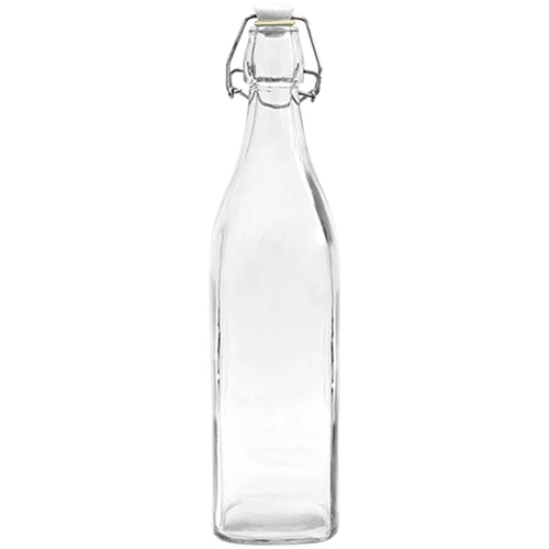 Sticlă Pătrată cu închidere ermetică 0,5 L