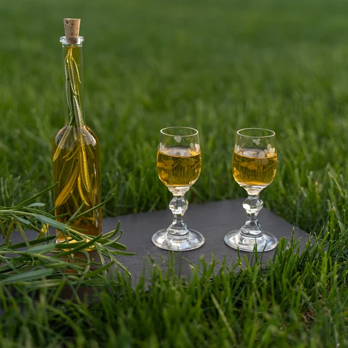 Sticlă pentru lichior 100 ml 6 buc. + 6 dopuri - 11