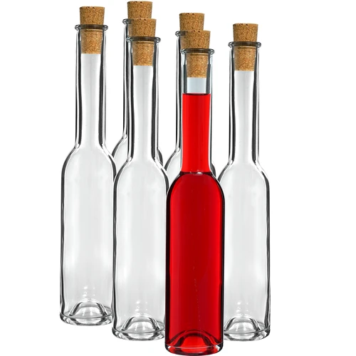 Sticlă pentru lichior 200 ml 6 buc. + 6 dopuri 23/18 - 2