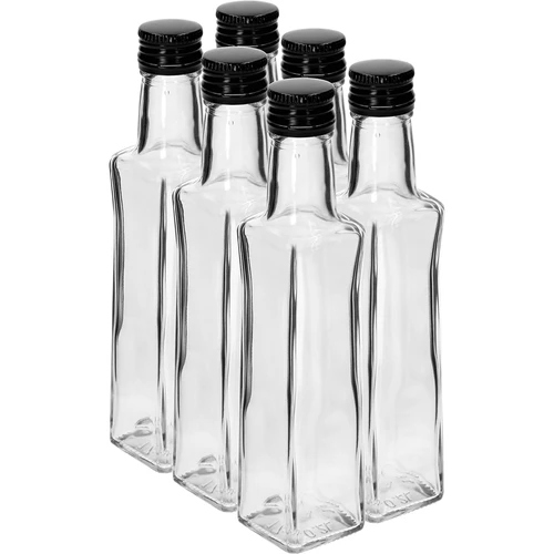 Sticlă Olimp 200 ml cu capac cu filet, 1 bucată - 5