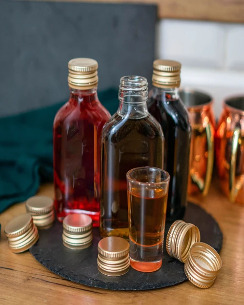 Sticlă pentru lichioruri ploscă 200 ml - 10 buc. - 7
