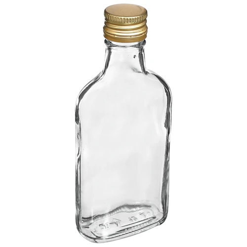 Sticlă pentru lichioruri ploscuță cu capac 200 ml 10 buc - 4