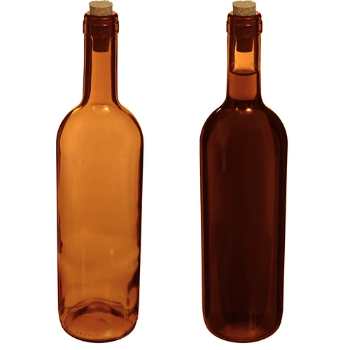 Sticlă pentru vin 0,75 L maro - pachet de 8 buc. - 5