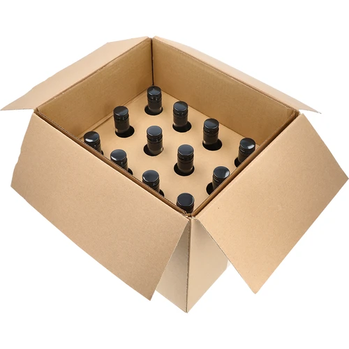 Sticlă tip ploscă 500 ml cu capac filetat, imprimeu „Bimber PRL”, 1 buc. - 7