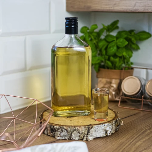 Sticlă Ploscă 500 ml cu capac, 6 buc. - 14