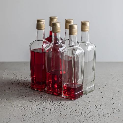 Sticlă Principală 500 ml cu capac, 6 buc. - 9