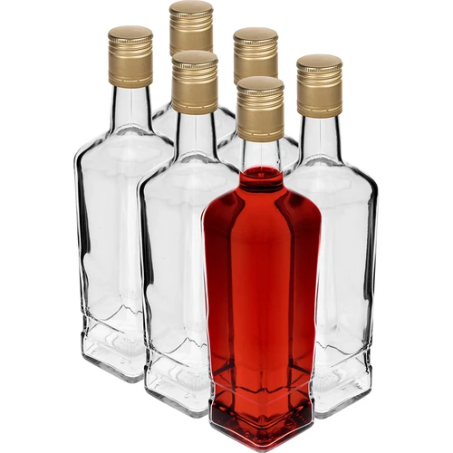 Sticlă Principală 500 ml cu capac, 6 buc. - 2