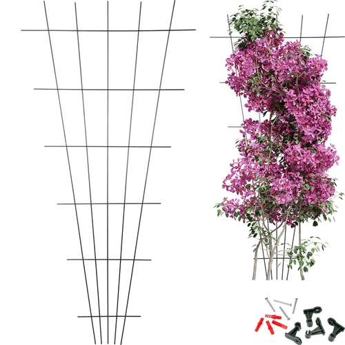 Suport pentru plante - grilaj de grădină îngustat 150 x 75cm