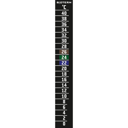 Termometru cu cristale lichide (0°C până la +40°C) 15cm