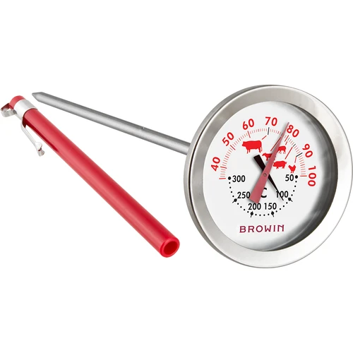 Termometru cu scară dublă (30°C până la 100°C) / (50°C până la 300°C) 13,0cm