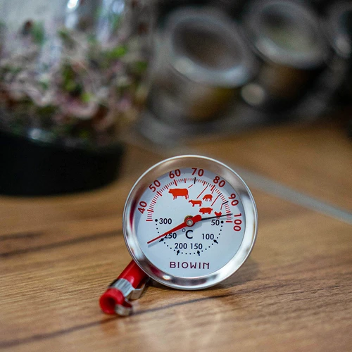 Termometru cu scară dublă (30°C până la 100°C) / (50°C până la 300°C) 13,0cm - 4