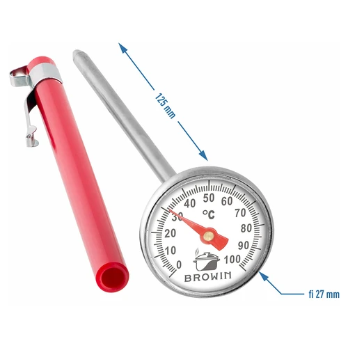 Termometru de bucătărie (0°C până la +100°C) 12,5cm - 7
