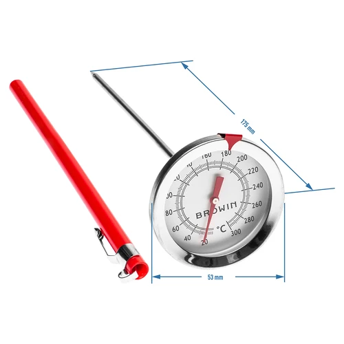 Termometru de bucătărie (0°C până la +300°C) 17,5cm - 2