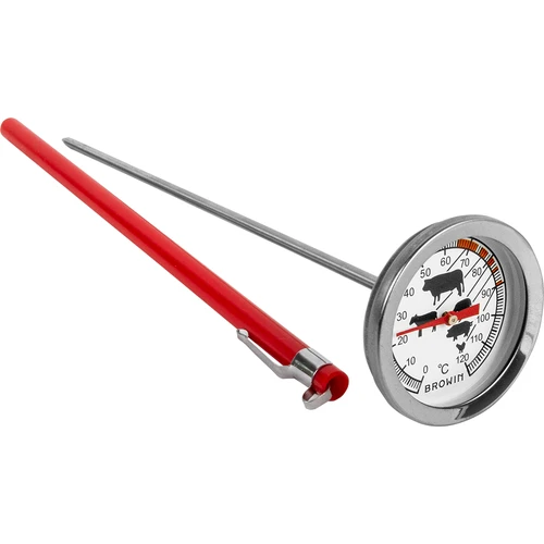 Termometru de bucătărie cu grafică (0°C până la +120°C) 21,0cm