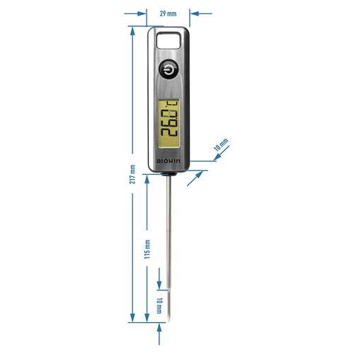 Termometru de bucătărie electronic, LCD (-50°C până la +200°C) - 4