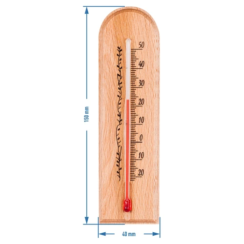 Termometru de cameră cu model (-20°C până la +50°C) 15cm - 3