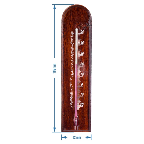 Termometru de cameră cu model (-20°C până la +50°C) 18cm mix - 3