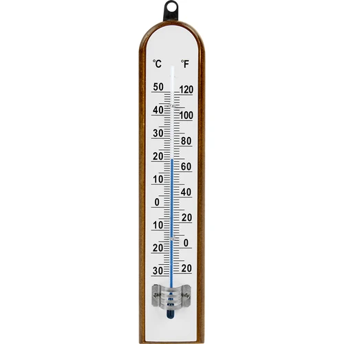 Termometru de cameră cu scară albă (-30°C până la +50°C) 20cm