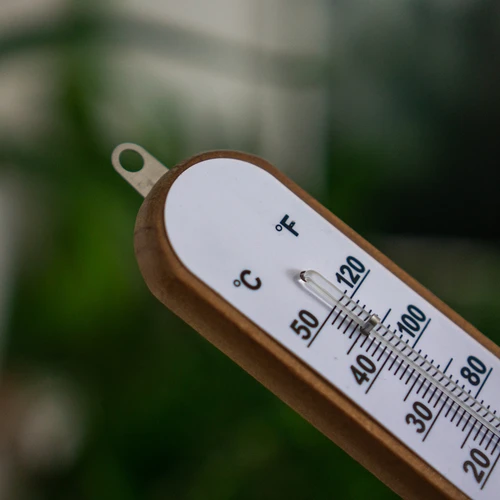 Termometru de cameră cu scară albă (-30°C până la +50°C) 20cm - 5