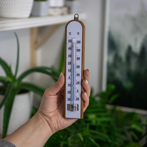 Termometru de cameră cu scară albă (-30°C până la +50°C) 20cm - 3
