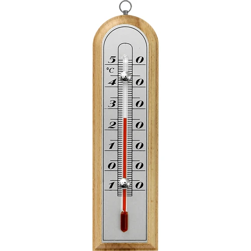 Termometru de cameră cu scară argintie (-10°C până la +50°C) 16cm mix