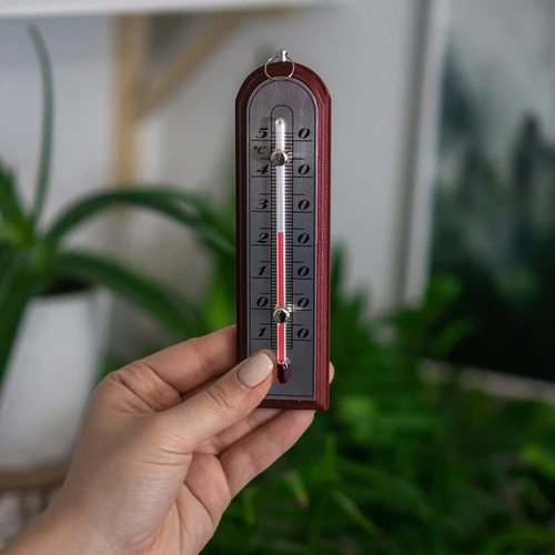 Termometru de cameră cu scară argintie (-10°C până la +50°C) 16cm mix - 4