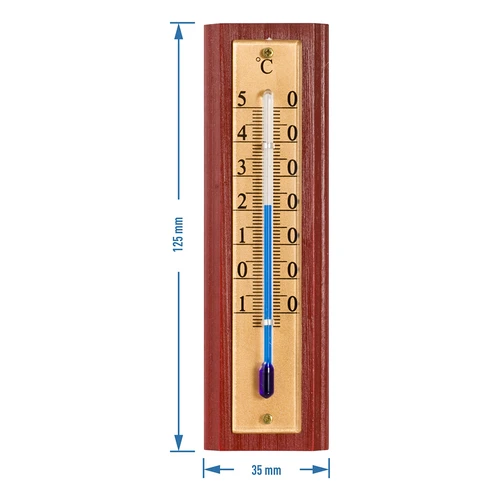 Termometru de cameră cu scară aurie (-10°C până la +50°C) 12cm - 4