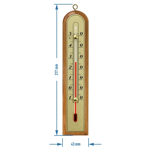 Termometru de cameră cu scară aurie (-10°C până la +50°C) 22cm, mix - 2