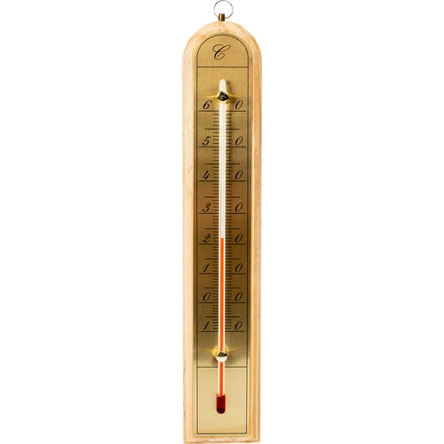 Termometru de cameră cu scară aurie (-10°C până la +60°C) 28cm mix