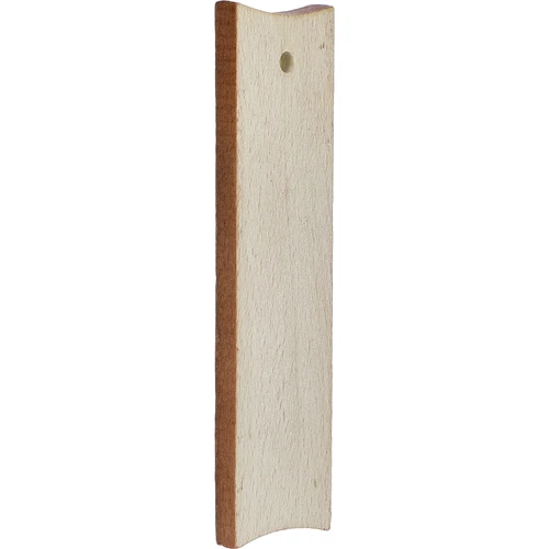 Termometru de cameră din lemn (-20 la +50°C), maro închis, 15cm - 3