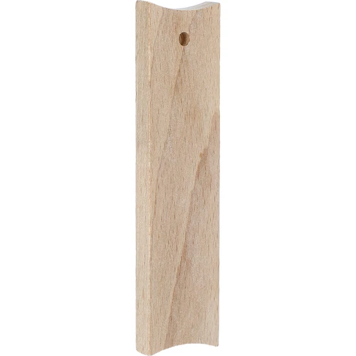 Termometru de cameră din lemn (-20 până la +50°C), maro deschis, 15 cm - 3