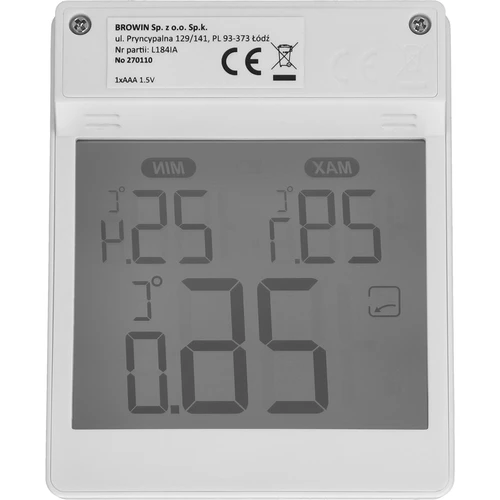 Termometru digital exterior pentru geam, autoadeziv, marca Soens - 4