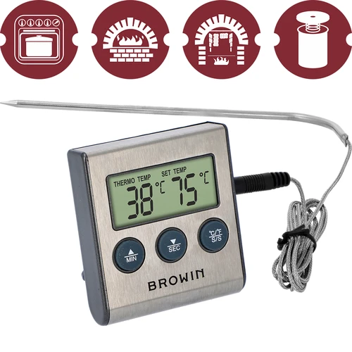Termometru electronic de bucătărie cu sondă (0°C până la 250°C) - 2