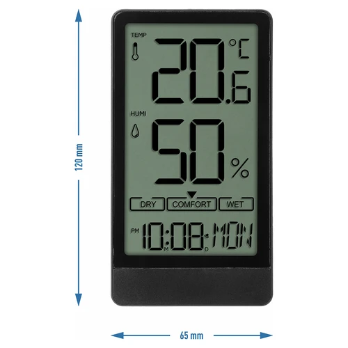 Termometru electronic de cameră Soens, negru - 6