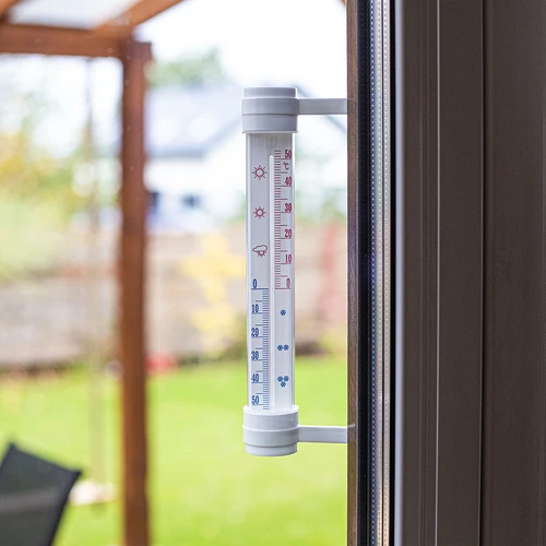 Termometru exterior alb (-50°C până la +50°C) 27cm - 2