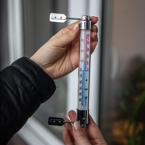 Termometru exterior cu cadru metalic (-50°C până la +50°C) 20cm - 3